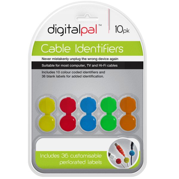Digitalpal Cable Identifiers - Pack Of 10