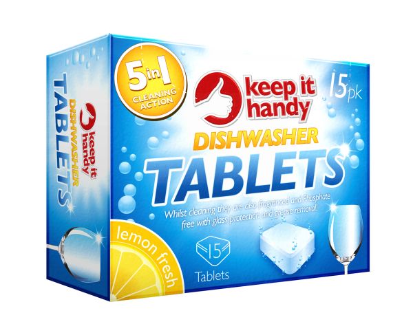 Set of 15 Dishwasher Tablets 