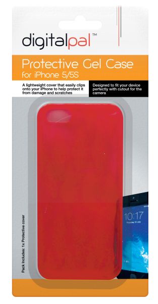 Digitalpal Protective Gel Cover For I Phone 5/5S - 2 Assorted Colours - Colours Vary