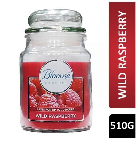 Bloome Perfumes Glass Candle - Large - Wild Raspberry - 510g 