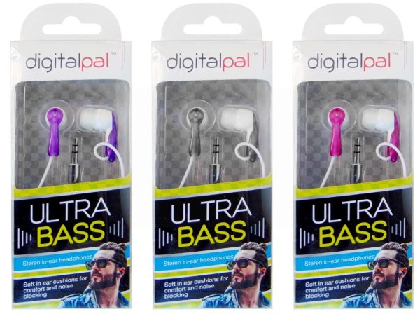 Ultra/Super Bass Earphone - Colours May Vary