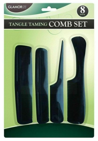 Tangle Taming Comb Set - Pack of 8