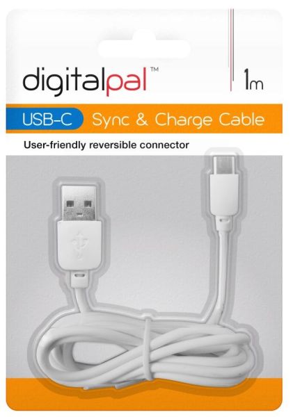 Packaged Quality USB Type C Data Charge Cable Lead - 1 Metre 