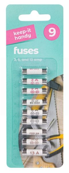 Handy Home Fuses - Pack of 9