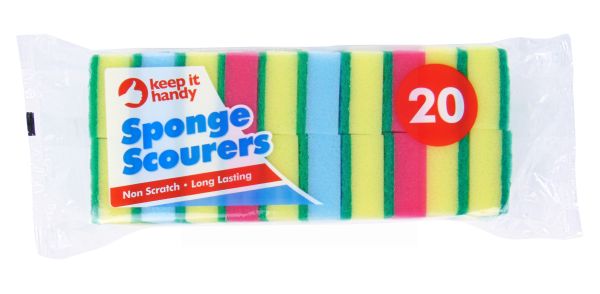 Keep it Handy Sponge Scourers - Pack of 20