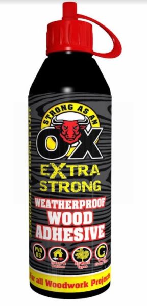 Strong As An Ox - Extra Strong Weather Proof Wood Adhesive - 500ml