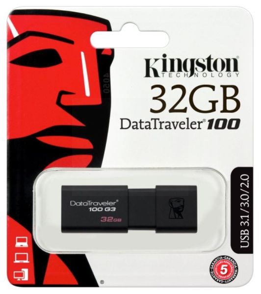 Kingston USB Data Traveler 100 - G3 - 32GB