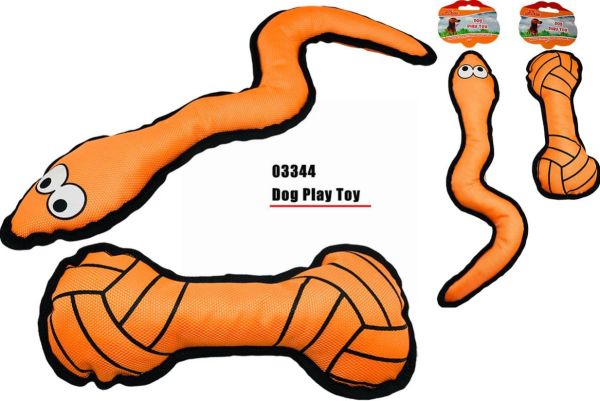 Squeaky Dog Play Toy -  Shapes Sizes And Colours May Vary