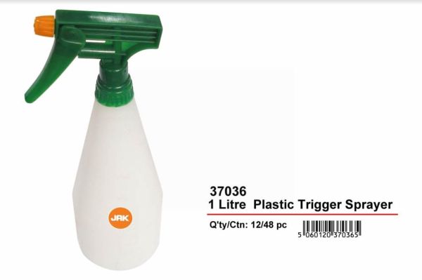 JAK Plastic Trigger Sprayer - 1 Litre