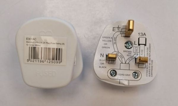 13 Amp 3 Pin UK Plug