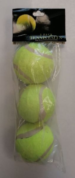 CK Everyday High Bounce Professional Quality Tennis Balls - Pack of 3
