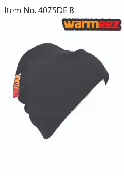 Warmeez Kids Black Binnie Hat