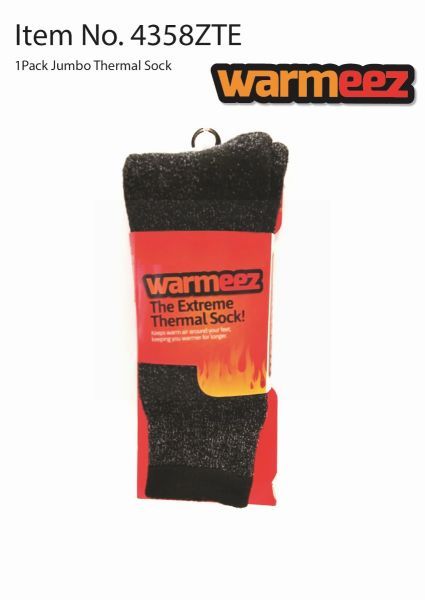 Warmeez The Extreme Thermal Jumbo Socks - UK Size 6-11