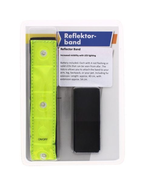 REFLECTIVE LED BAND WITH BATTERY