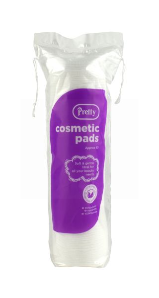 Pretty Round Cosmetic Pads - Pack of 80