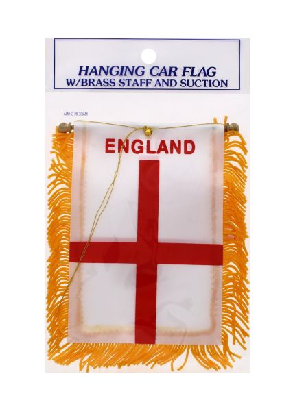 HANGING ENGLAND CAR FLAG