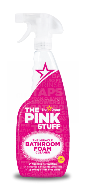 Star Drops The Pink Stuff Miracle Bathroom Foam Cleaner Spray - Vegan - 750ml