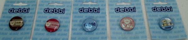 DEBBIE BADGE ASSORTED