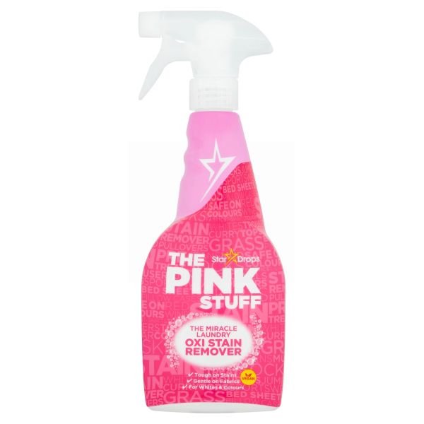 Star Drops The Pink Stuff Miracle Laundry Oxi Stain Remover Spray - Vegan - 500ml