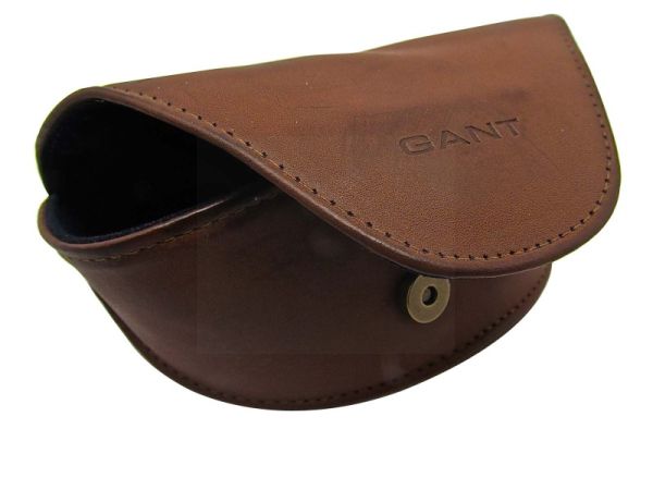 LEATHER GLASSES COVER DARK BROWN