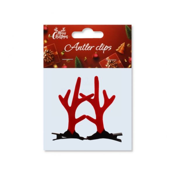 X-MAS ANTLER CLIPS SET