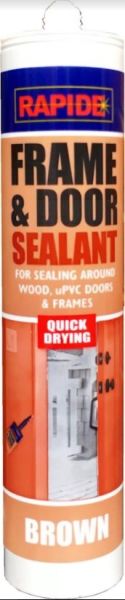 Rapide Quick Drying Frame & Door Sealant - Brown - 280ml