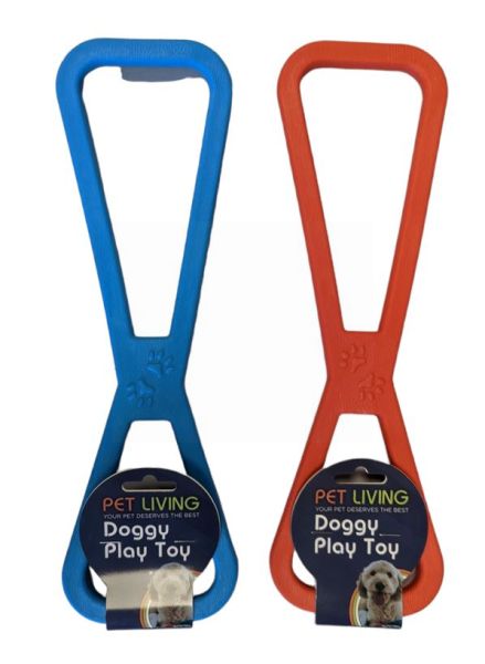 Pet Living Doggy Play Toy - Assorted Colours - 34 x 10cm