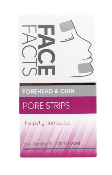Face Facts Pore Strips for Forehead & Chin - Vegan - Pack of 6