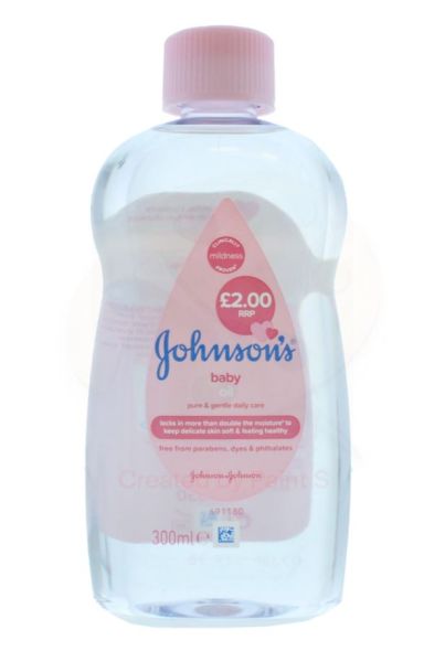 Johnsons Pure & Gentle Daily Care Baby Oil - 300ml - Price Marked £2.00
