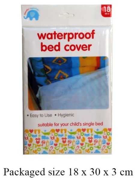 Waterproof Bed Cover - Child'S Single Bed - 200cm X 100cm Approx
