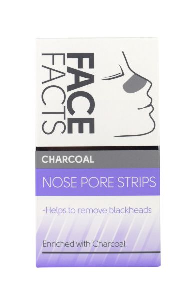 Face Facts Nose Pore Strips - Charcoal - Pack of 6