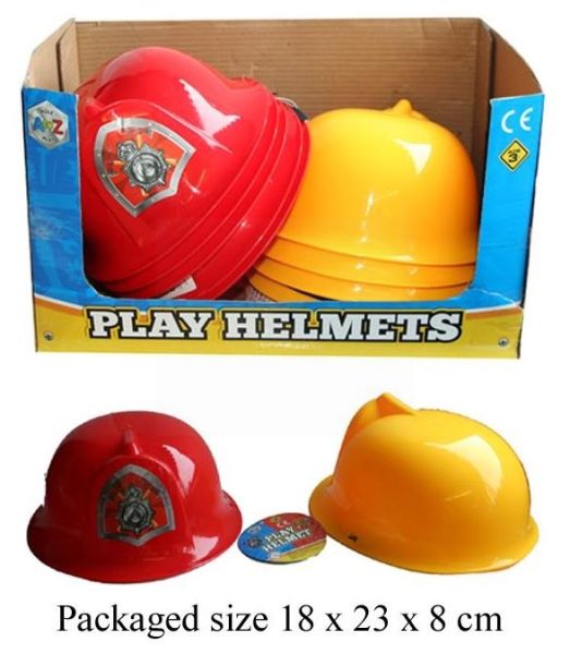 Children's Play Fire Helmet - Colours May Vary