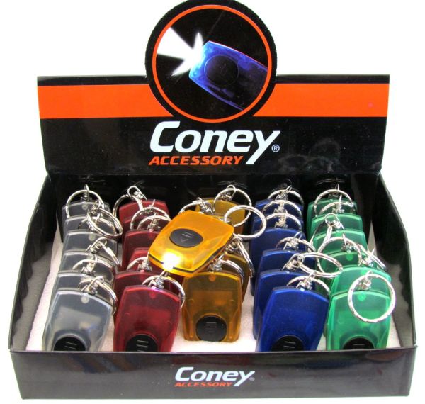 CONEY KEYRING WITH LIGHT