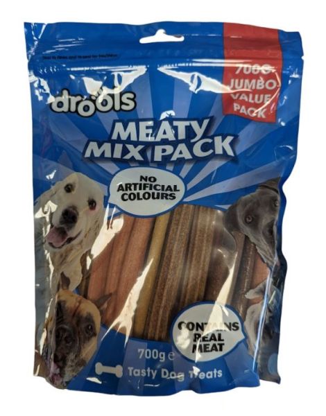 Drools Jumbo Meaty Mix Pack - Tasty Dog Treats - 700g