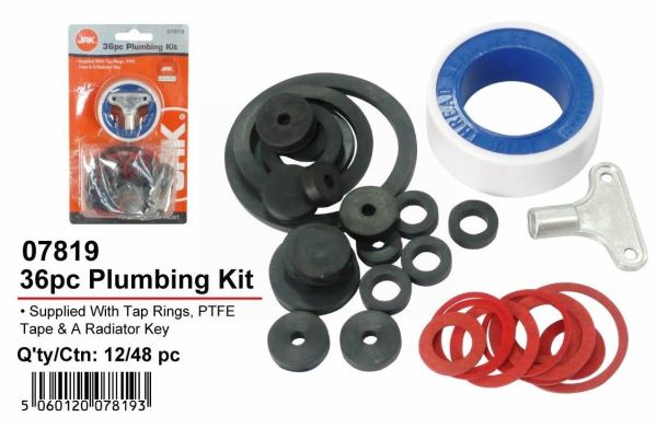 36 Piece Plumbing Kit