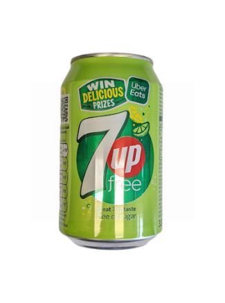 7Up Free Cans - 24 x 330ml Tray - Exp: 03/23