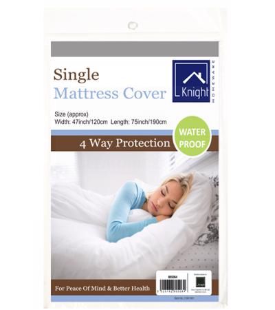 SINGLE MATTRESS COVER WATER PROOF