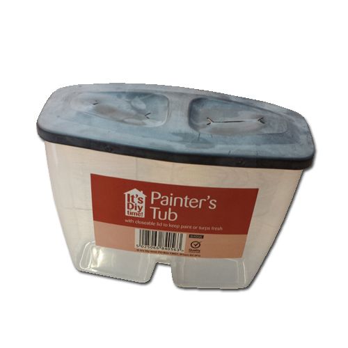 Painters Tub With Closeable Lid To Keep  Paint Or Turps Fresh