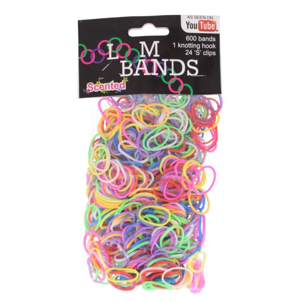 LOOM BANDS SCENTED 600 PCS