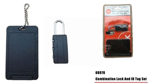 Combination Lock and ID Tag Set