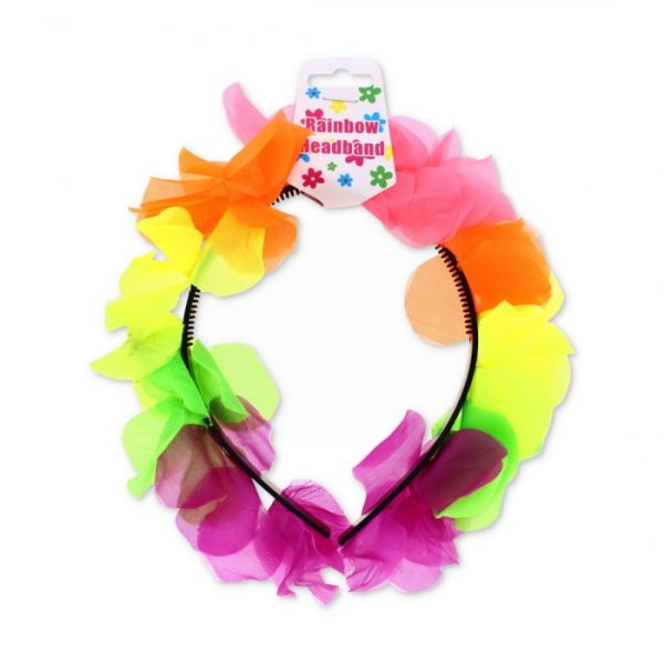 COLOURFUL SOFT RAINBOW HEAD BAND 