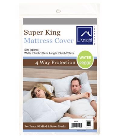 SUPER KING MATTRESS COVER WATER PROOF