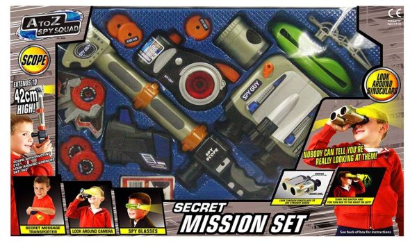 A to Z Spy Squad Secret Mission Large Set - 53 x 32 x6cm