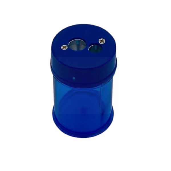 C212382 PENCIL SHARPNER 2 HOLE - BLUE