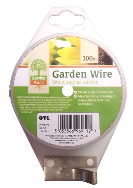 Garden Wire With Metal Cutter - 60 Meters