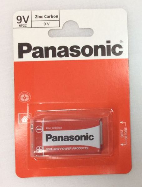 Panasonic Battery - 9V/6F22/Pp3