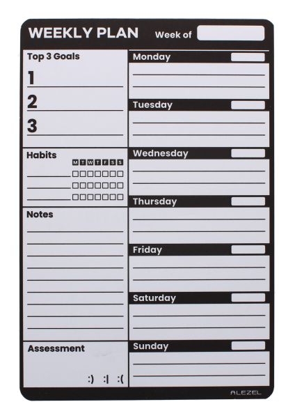 LARGE MAGNETIC WEEKLY PLANNER
