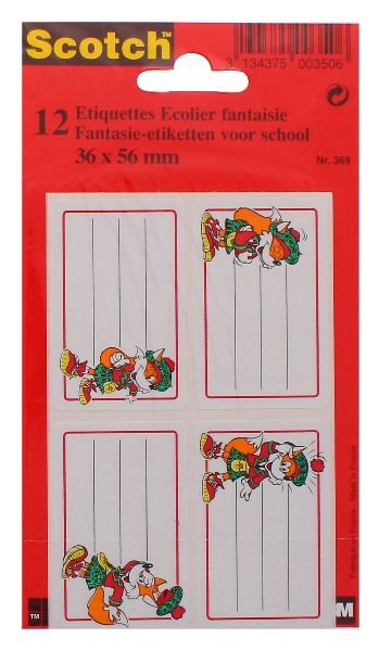 3M NOTEBOOK STICKERS SET OF 12