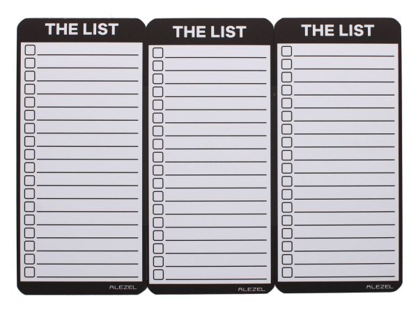 MAGNETIC TO DO LIST 3PC
