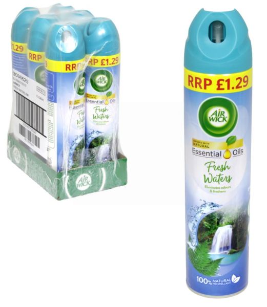 AirWick 6-in-1 Air Freshener - Fresh Waters - Price Marked £1.29